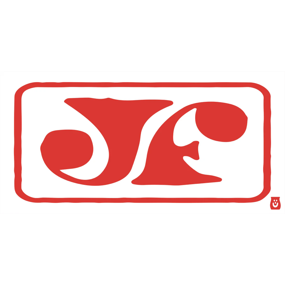 JF RED LOGO STICKER